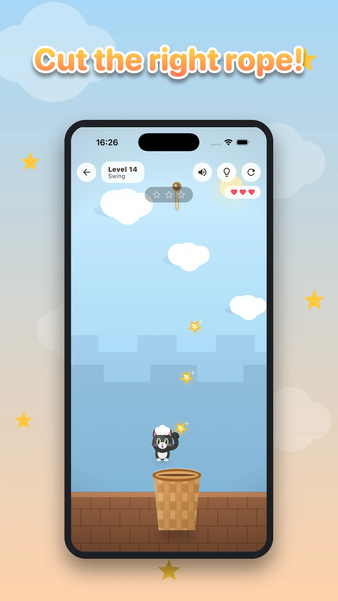 Cat Tower Rescue: Cut Rope screenshot