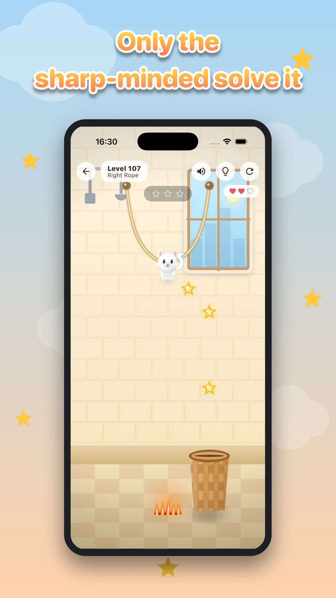 Cat Tower Rescue: Cut Rope screenshot